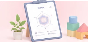 成长档案夹板与能力雷达